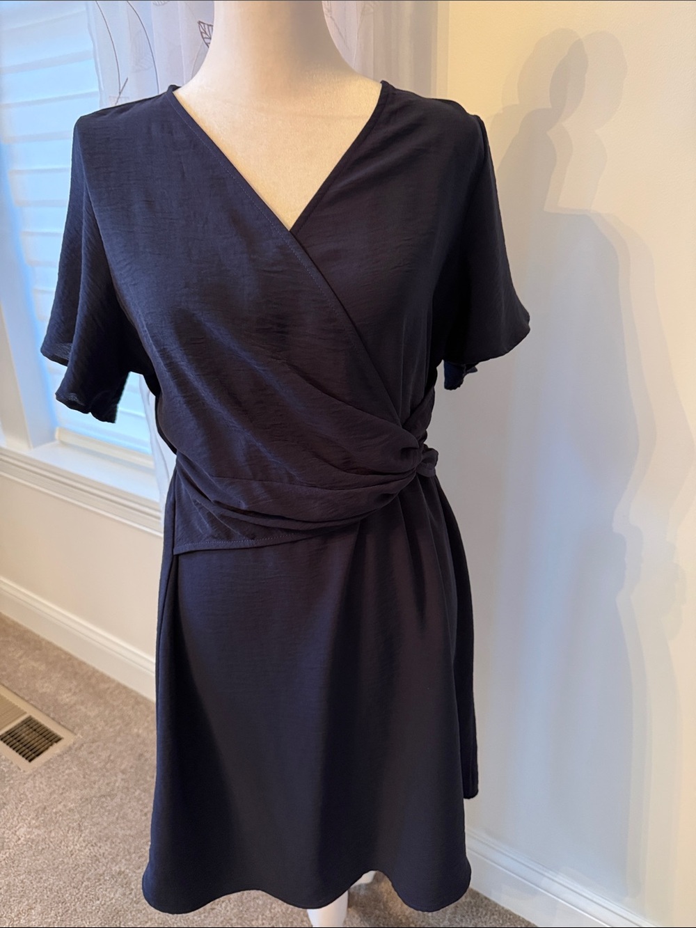Gilli Navy Textured Dress